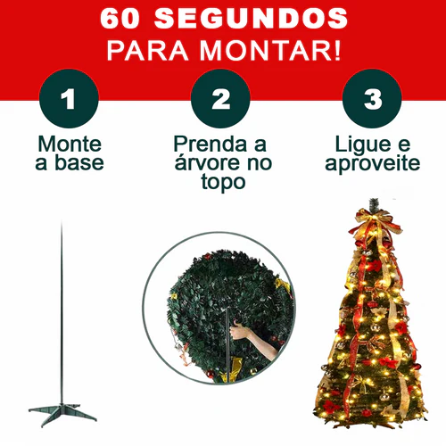 Árvore de Natal (BRINDE EXCLUSIVO DE BLACK FRIDAY)