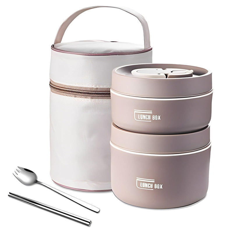 KIT POTES TÉRMICOS LUNCHBOX + LANCHEIRA E TALHERES GRÁTIS