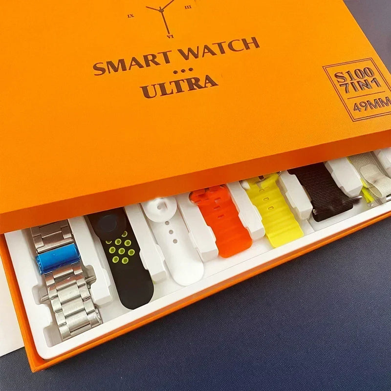 SmartWatch - Serie 9 Ultra ( KIT: 7 Pulseiras + Case ) Original