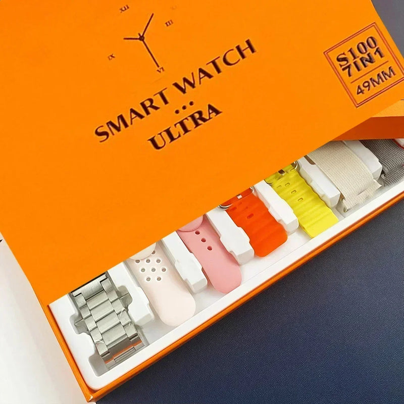 SmartWatch - Serie 9 Ultra ( KIT: 7 Pulseiras + Case ) Original