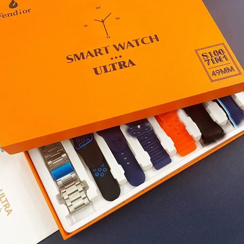 SmartWatch - Serie 9 Ultra ( KIT: 7 Pulseiras + Case ) Original