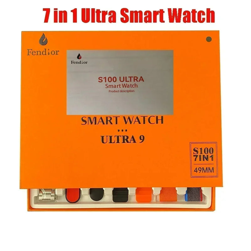 SmartWatch - Serie 9 Ultra ( KIT: 7 Pulseiras + Case ) Original