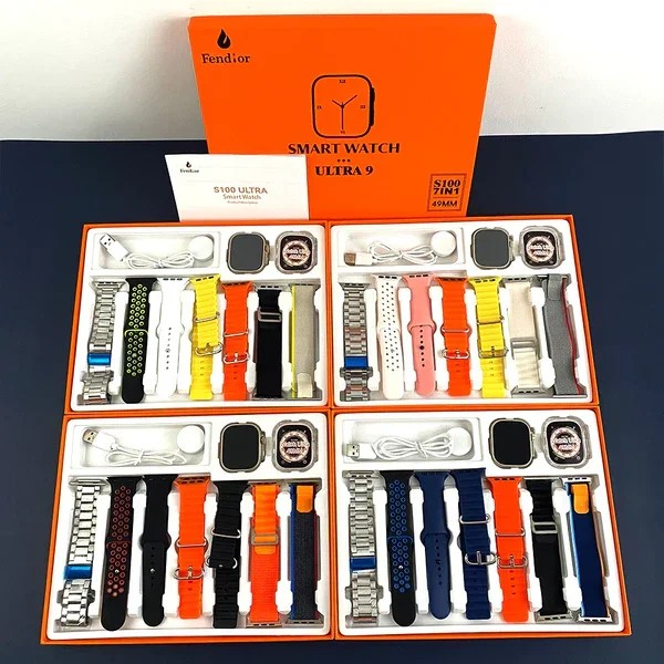 SmartWatch - Serie 9 Ultra ( KIT: 7 Pulseiras + Case ) Original